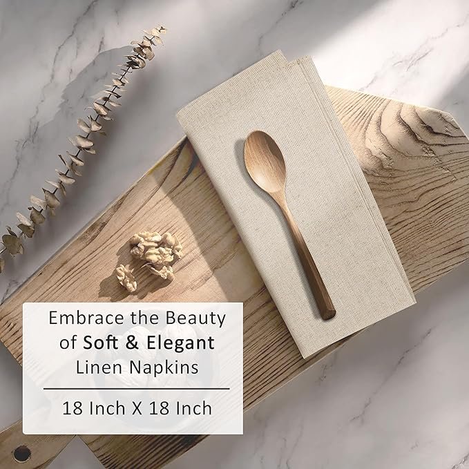 12-piece linen napkin set - Image 2